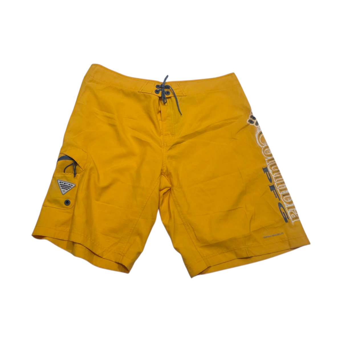 Bermuda Columbia Pfg Talla 40 Amarillo