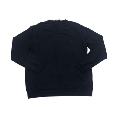 Sueter Hugo Boss 2xl Azul Marino Lana