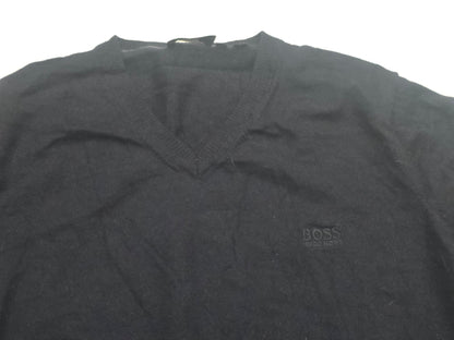 Sueter Hugo Boss 2xl Azul Marino Lana