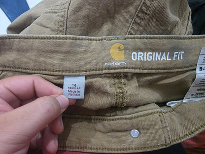 Pantalon Mujer Carhartt Talla 14 Cafe