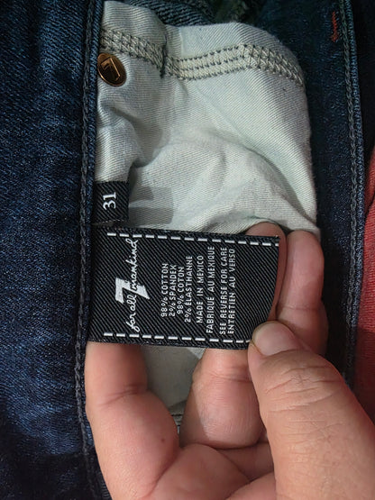 Pantalon For All Man Kind 7 Slimky 31 Azul