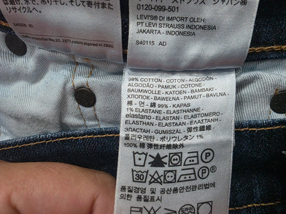 Pantalon Recto Levis 541 32x32 Azul
