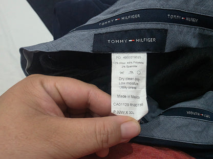 Pantalon Vestir Tommy Hilfiger 32x30 Azul