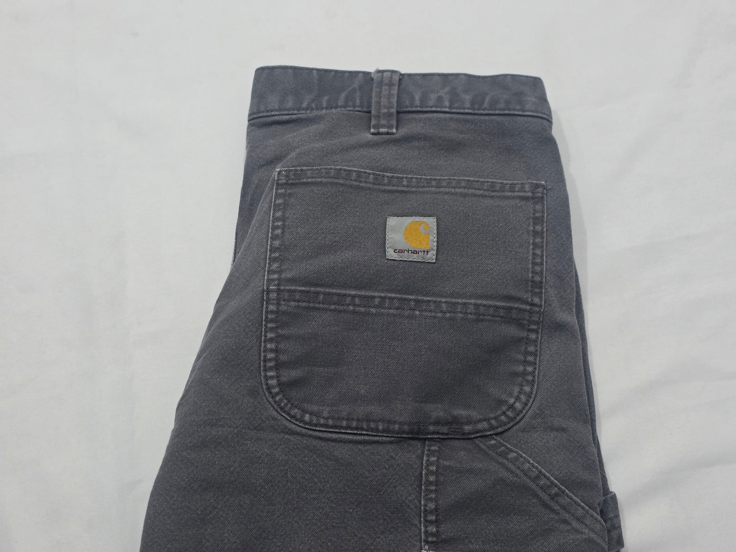 Pantalon Carhartt 34x32 Gris Deslavado Relaxed Fit