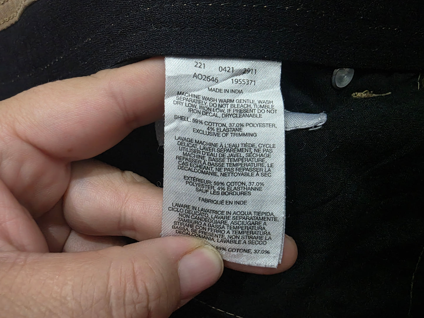 Pantalon Recto Columbia 36x32 Cafe