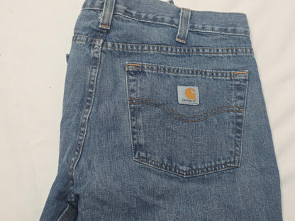 Pantalon Relaxed Fit Carhartt 36x32 Azul