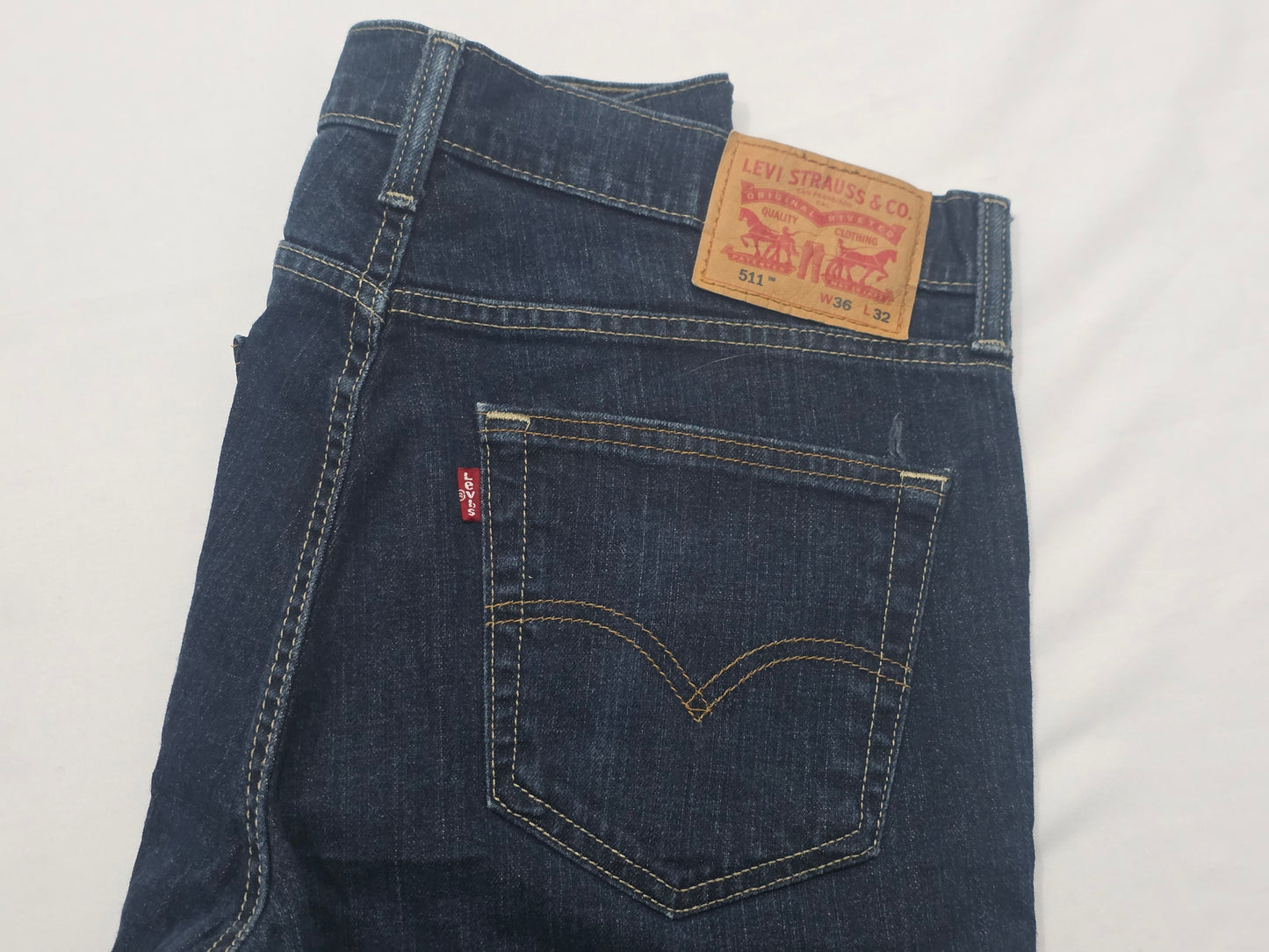 Pantalon Slimfit Levis 511 36x32 Azul