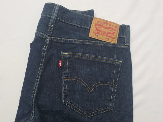 Pantalon Slimfit Levis 511 36x32 Azul