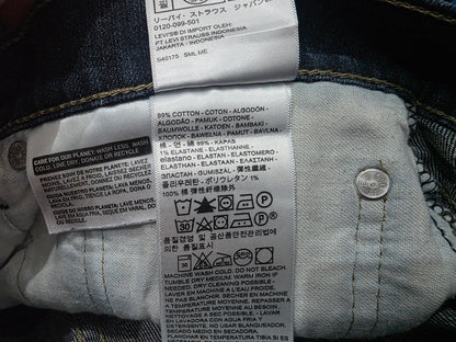 Pantalon Slimfit Levis 511 36x32 Azul