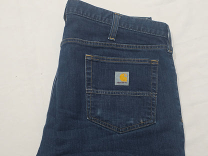 Pantalon Recto Carhartt Straight Fit 38x30 Azul