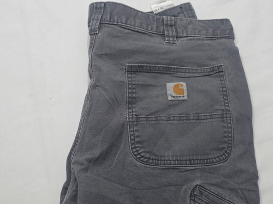 Pantalon Relaxed Fit Carhartt 38x32 Gris Deslavado