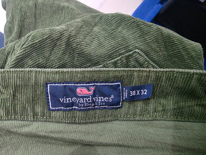 Pantalon Recto Pana Vineyard Vines 38x32 Verde