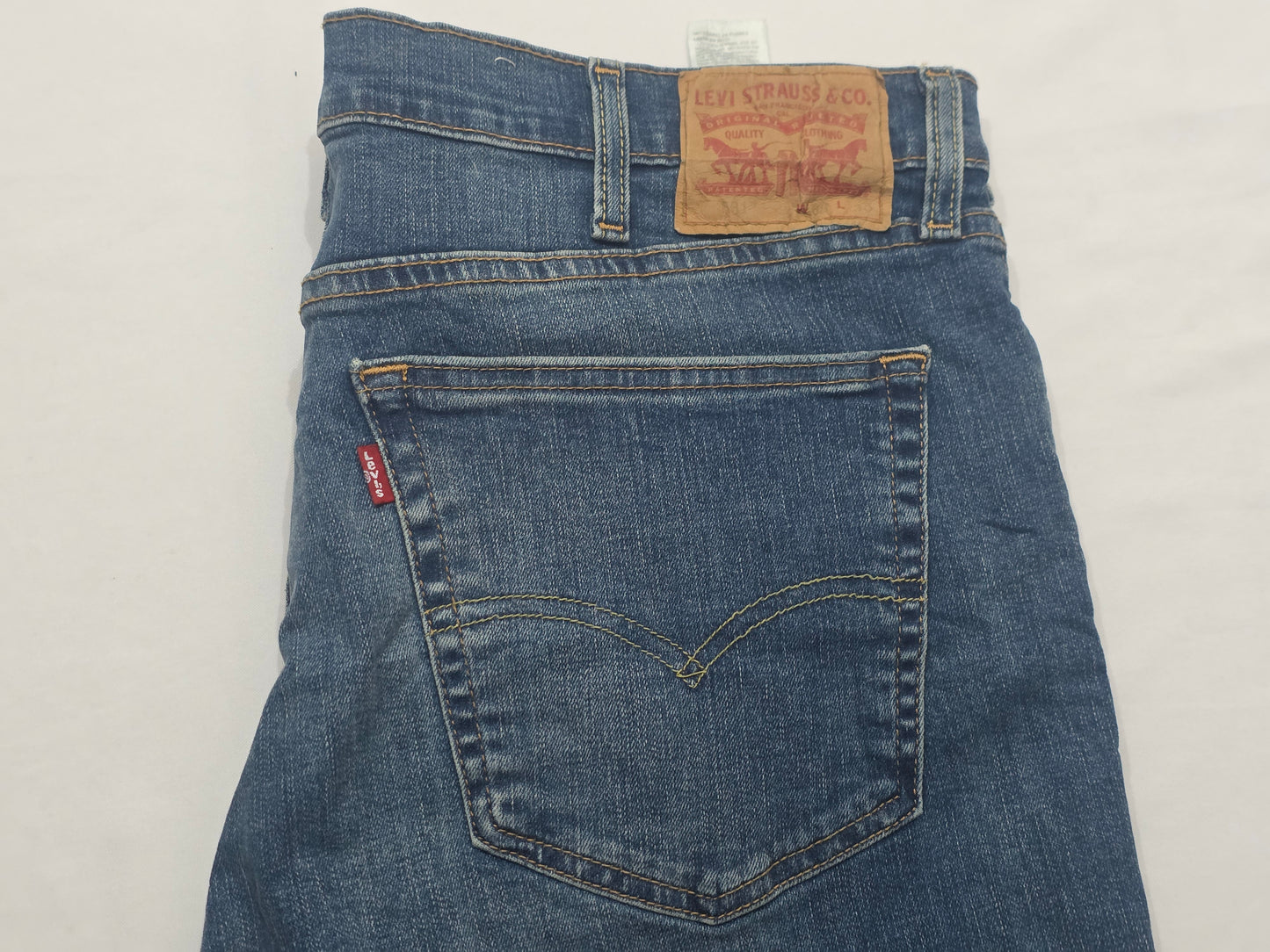 Pantalon Recto Levis 531 38x30 Azul