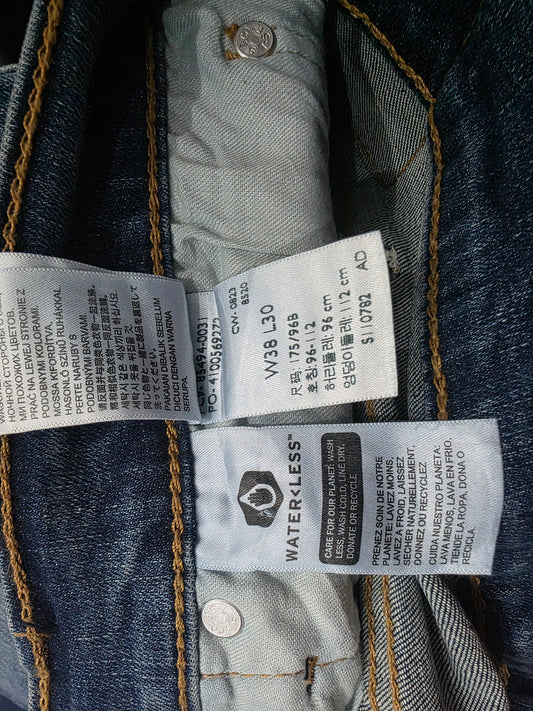 Pantalon Recto Levis 531 38x30 Azul