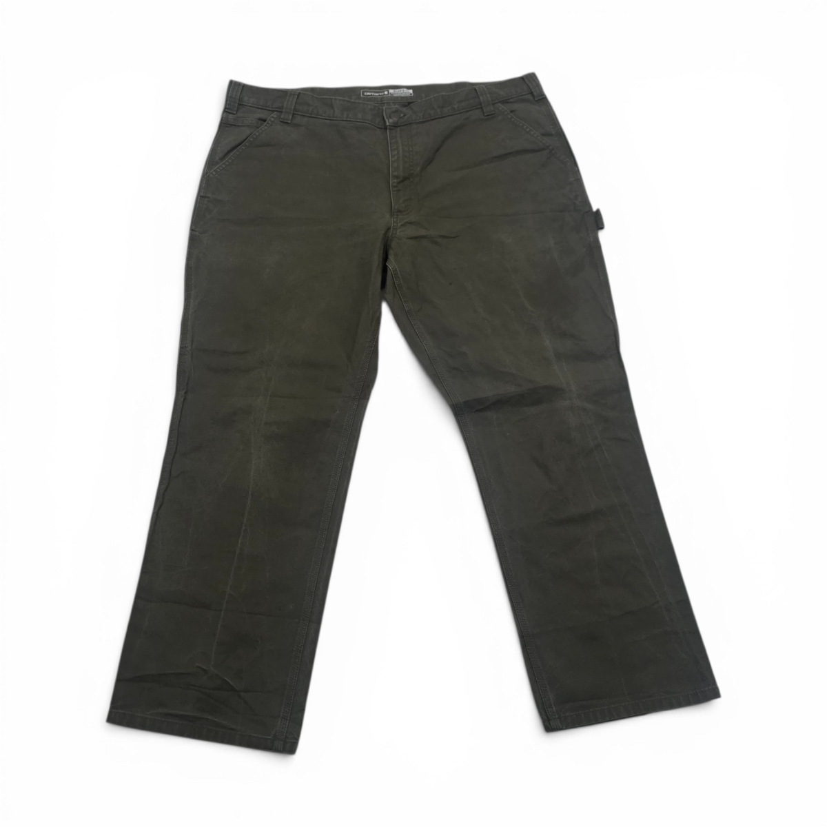 Pantalon Relaxed Fit Carhartt 42x30 Verde Deslavado