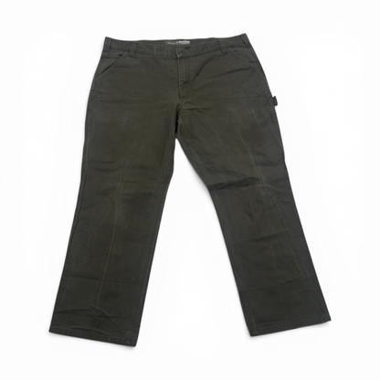 Pantalon Relaxed Fit Carhartt 42x30 Verde Deslavado