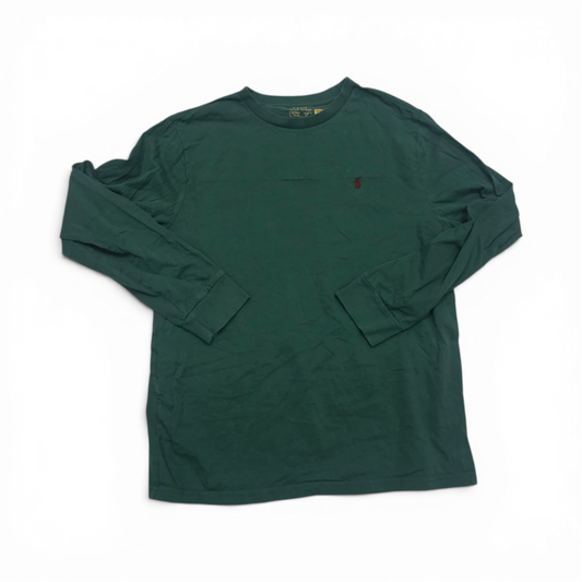 Playera Ralph Lauren Adolescente Xl 18-20 Verde Pony Vino