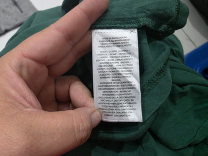Playera Ralph Lauren Adolescente Xl 18-20 Verde Pony Vino