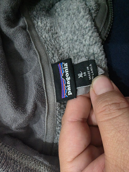 Sudadera Patagonia Adolescente Xl 14 Niña Cafe Grisaceo