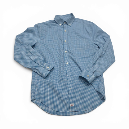 Camisa Classic Fit Vineyard Vines Performance Chico S Azul