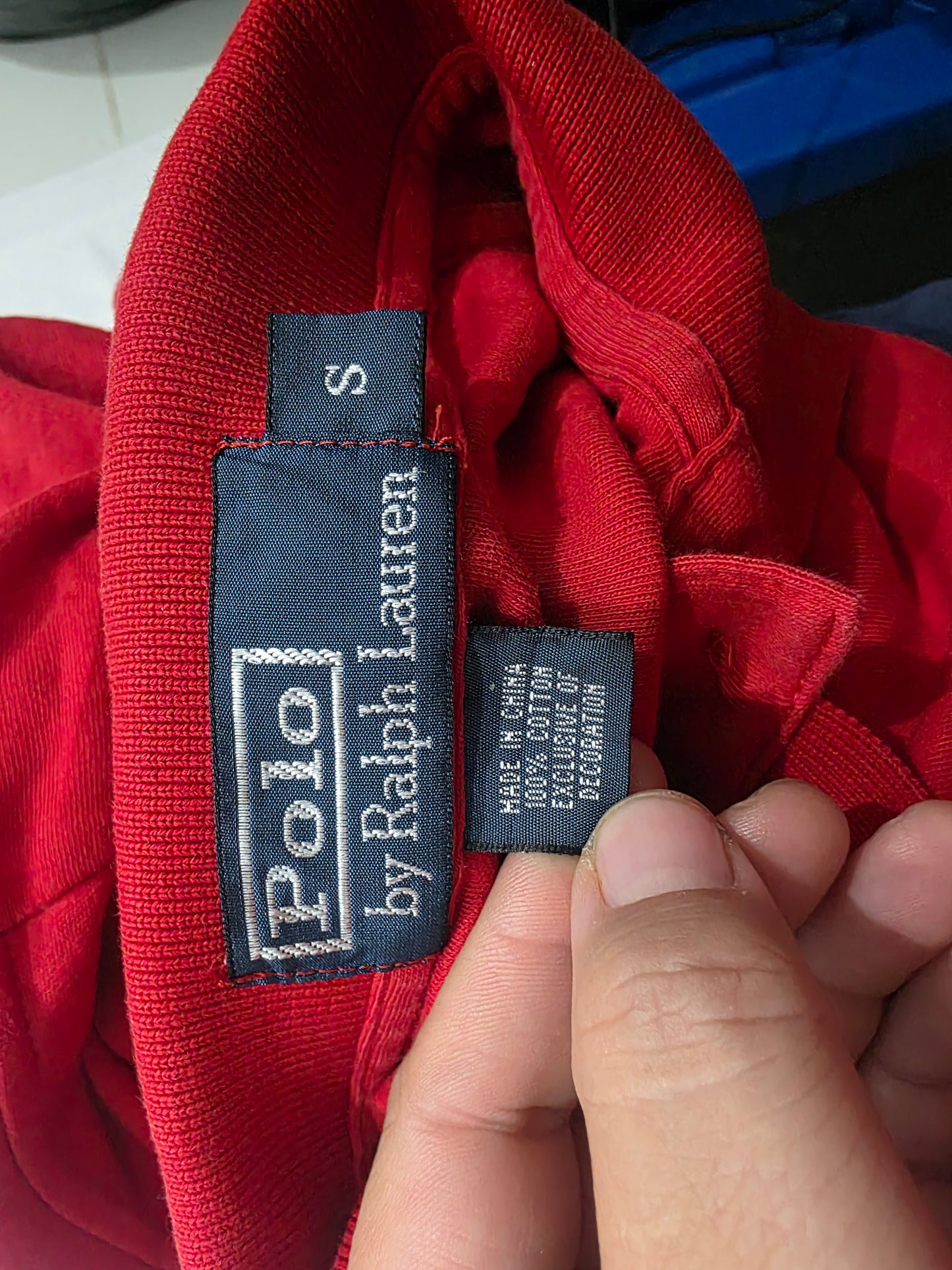 Playera Polo Ralph Lauren Chica S Roja Pony Azul