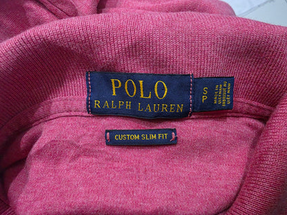 Playera Polo Custom Slimfit Ralph Lauren Chico S Coral