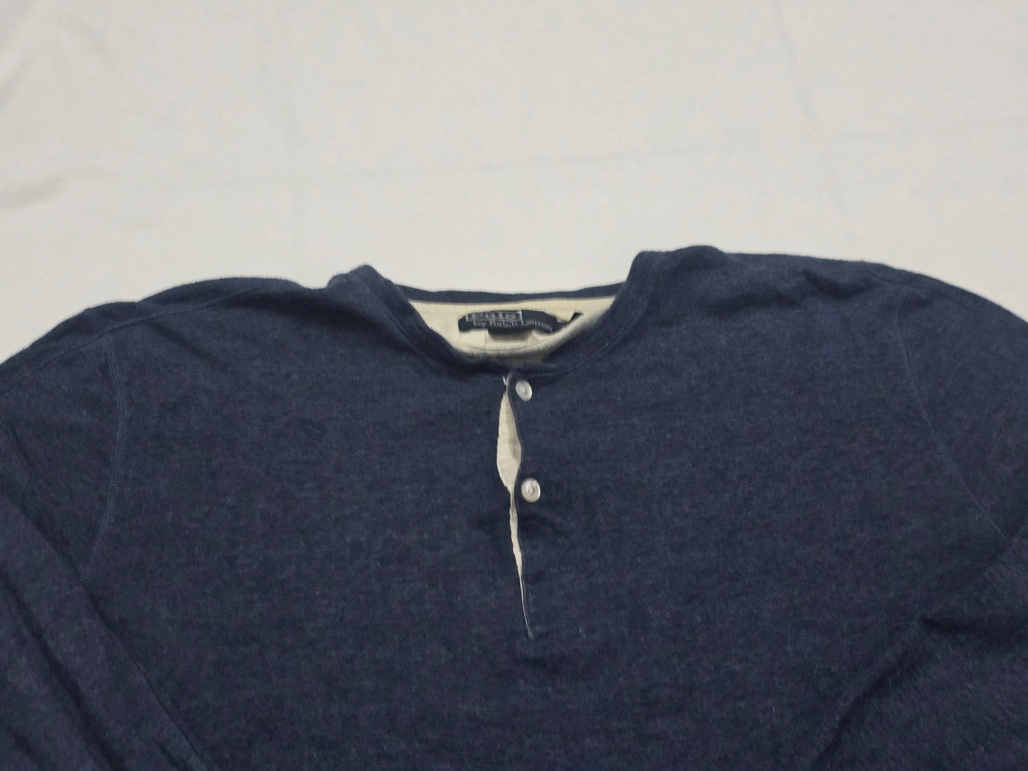 Playera Manga Larga Ralp Lauren Mediana M Azul