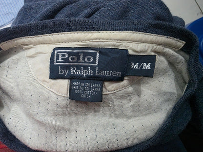 Playera Manga Larga Ralp Lauren Mediana M Azul