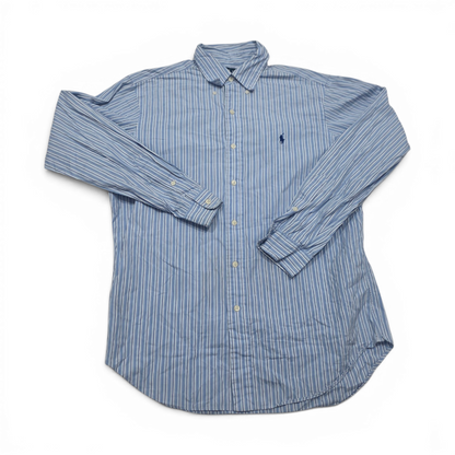 Camisa Classicfit Ralph Lauren Medianam Azul Claro Pony Azul