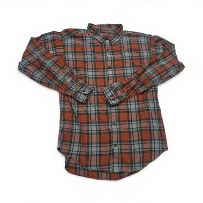 Camisa Patagonia Mediana M Cuadro Naranja