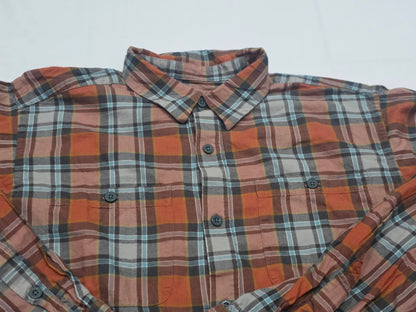 Camisa Patagonia Mediana M Cuadro Naranja