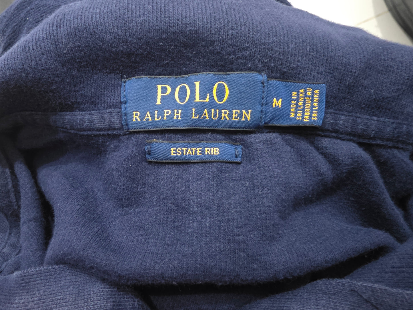 Sueter Estate Rib Ralph Lauren Mediana M Azul Pony Colores