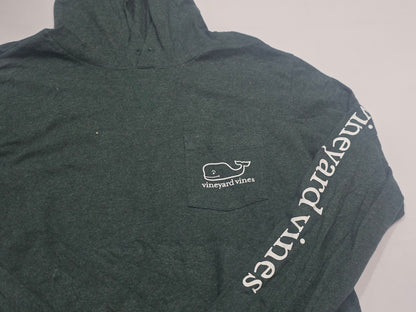 Playera Con Gorro Vineyard Vines Medianam Verde Manga Larga