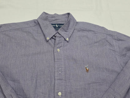 Camisa Blake Ralph Lauren Mediana M Cuadro Lila Pony Colores