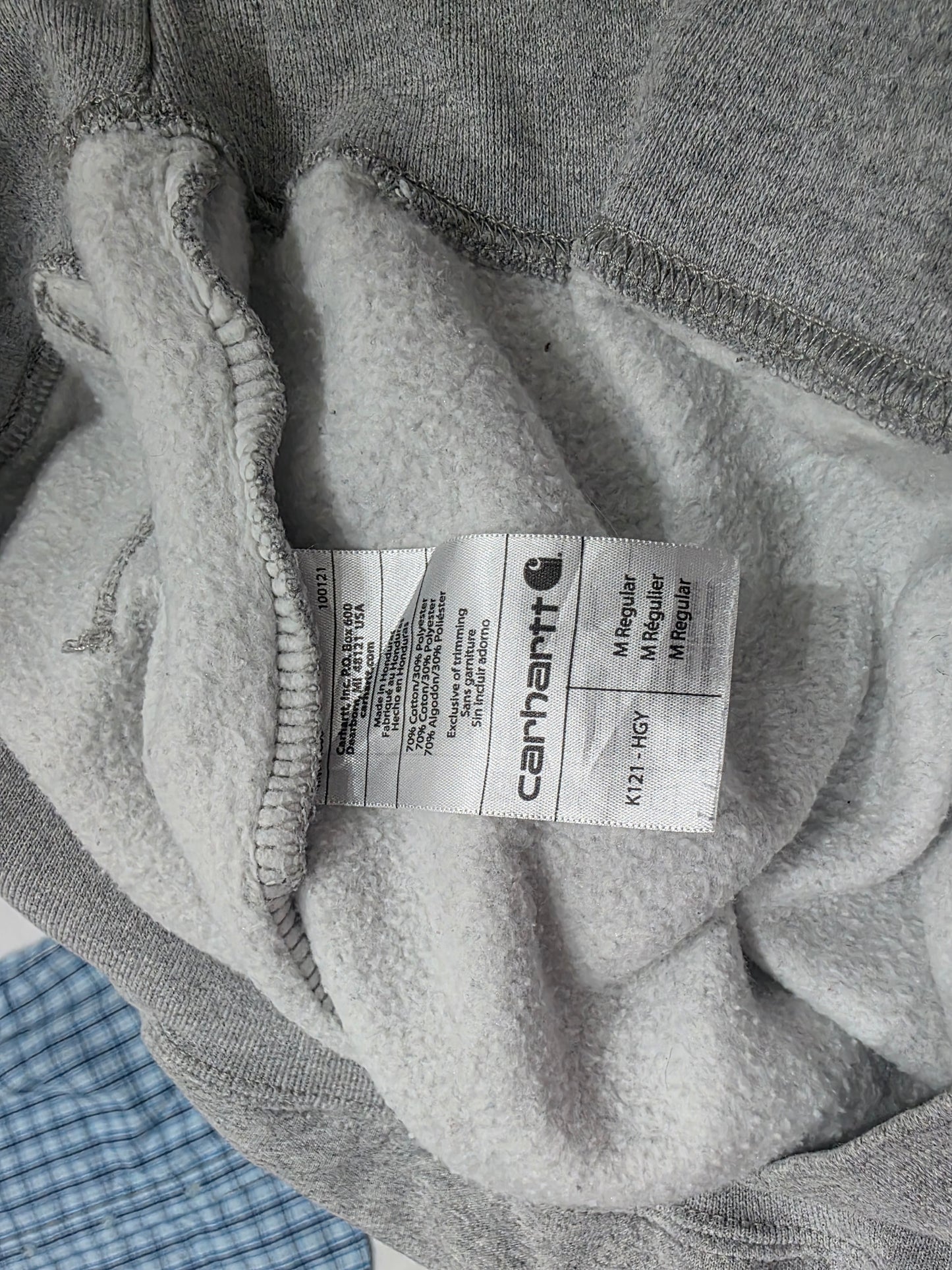Sudadera Con Gorro Carhartt Mediana M Gris