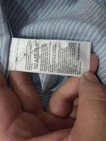Camisa Slimfit Banana Republic Mediana M Azul