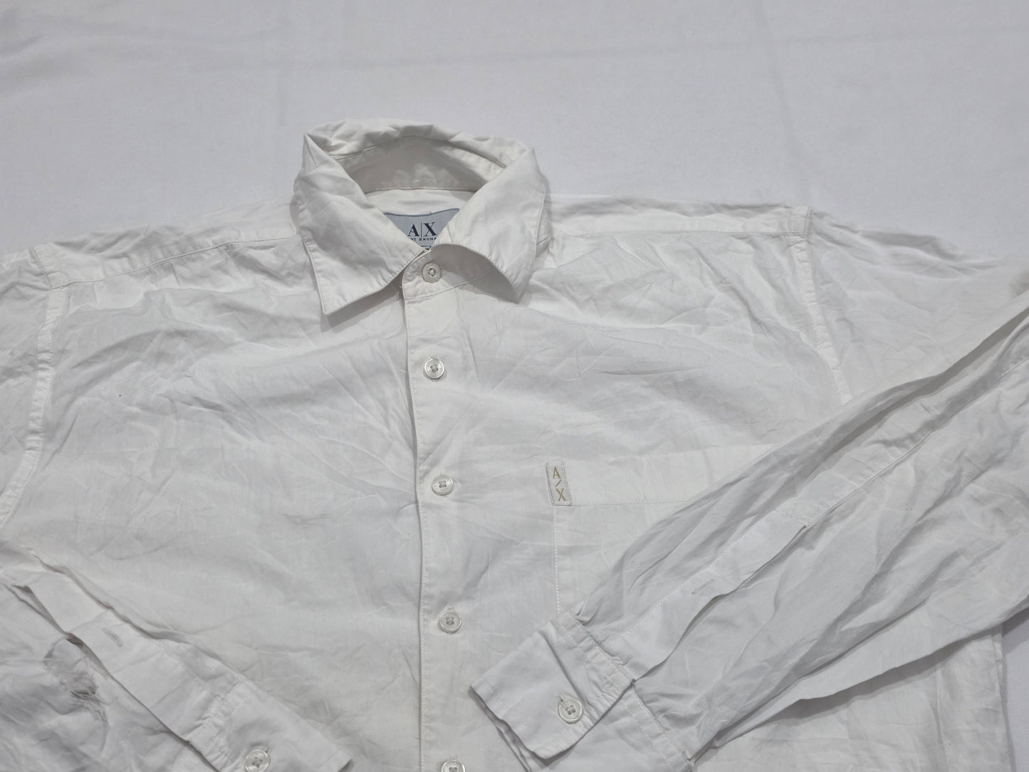 Camisa Armani Exchange Mediana M Blanca
