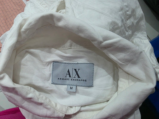 Camisa Armani Exchange Mediana M Blanca