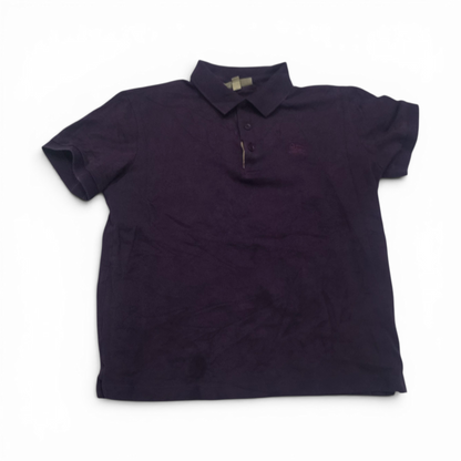 Playera Polo Burberry Mediana M Morado Deslavado