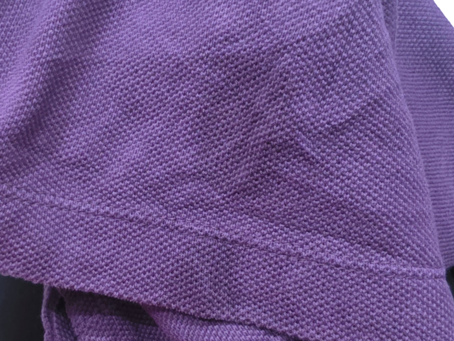 Playera Polo Burberry Mediana M Morado Deslavado