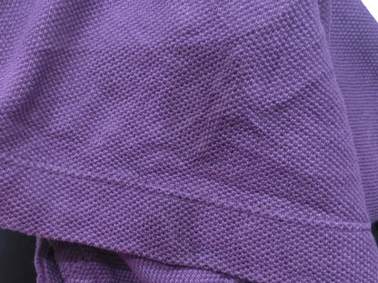 Playera Polo Burberry Mediana M Morado Deslavado
