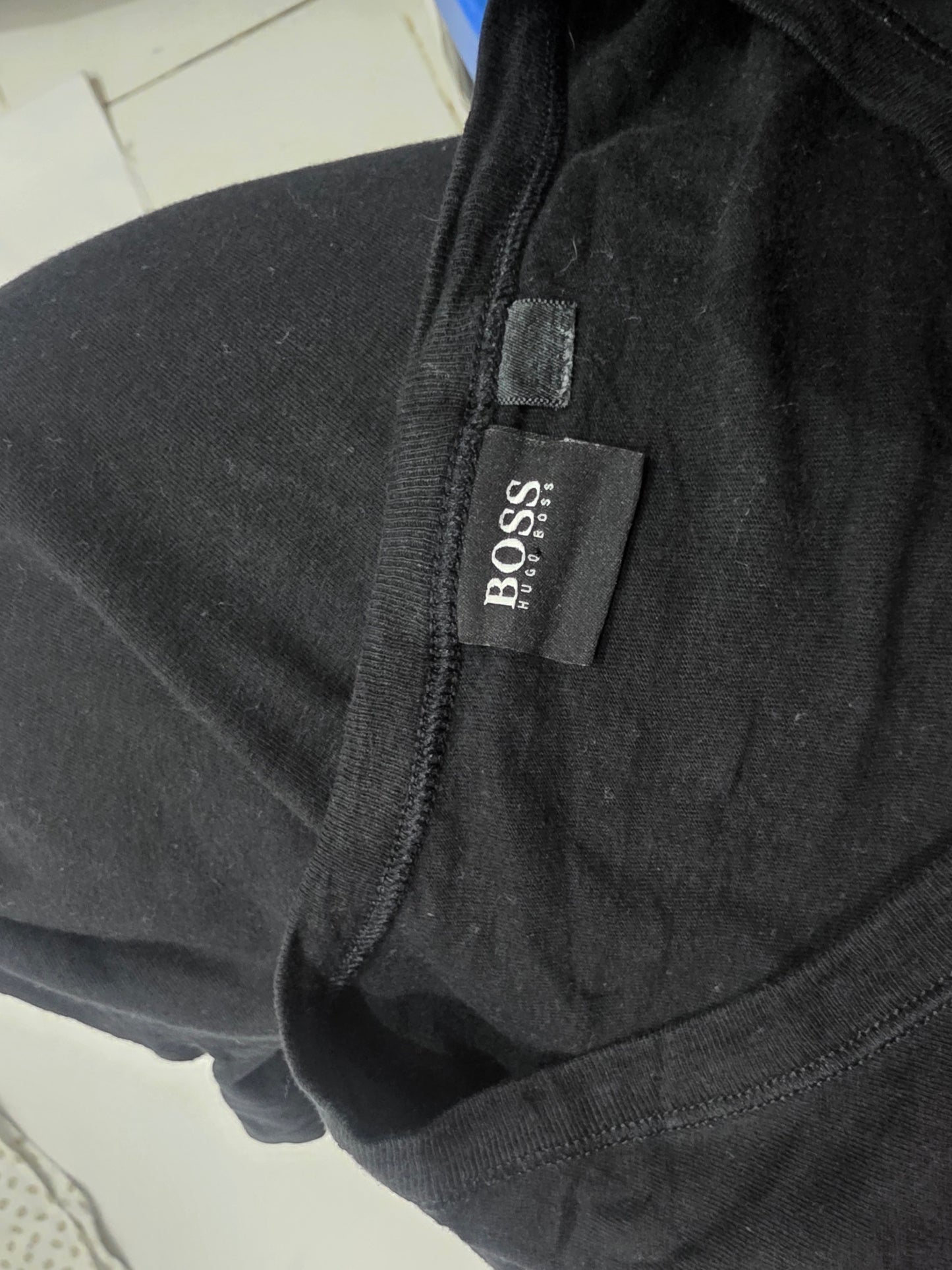 Playera Hugo Boss Mediana M Negro