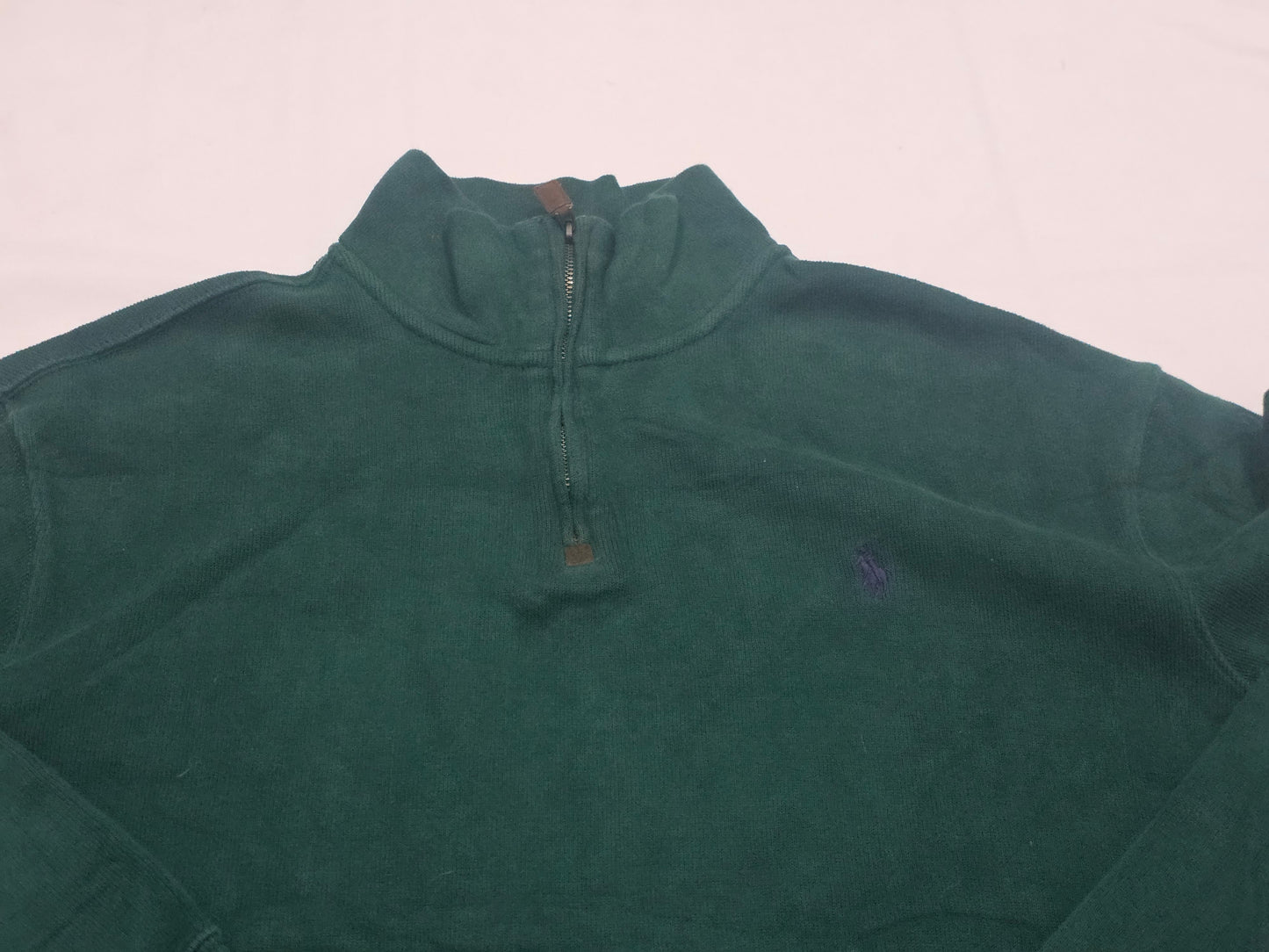 Sueter Ralph Lauren Grande L Verde Deslavado Pony Morado