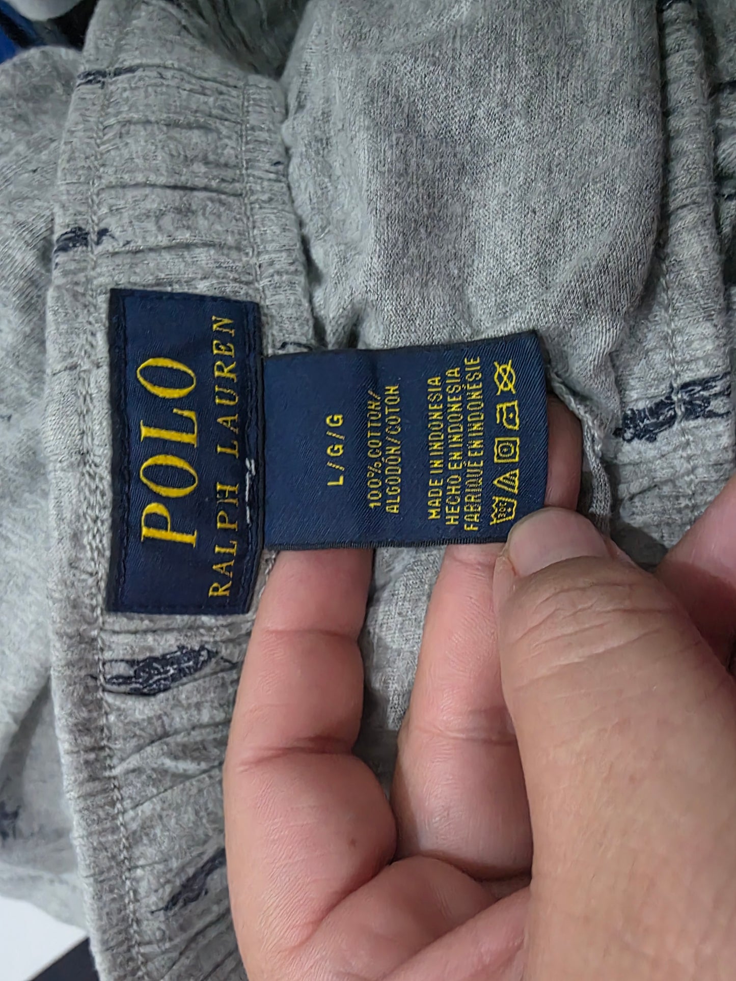 Bermuda Para Dormir Ralph Lauren Grande L Gris Ponys