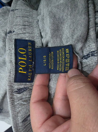 Bermuda Para Dormir Ralph Lauren Grande L Gris Ponys