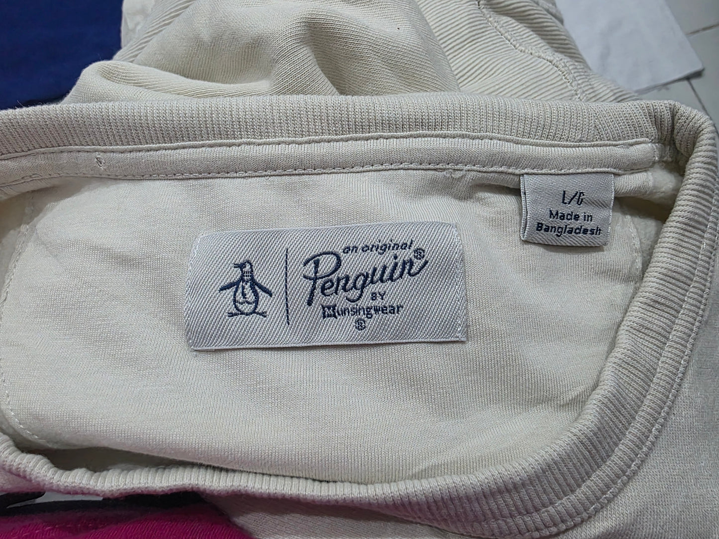 Sudadera Penguin Grande L Beige