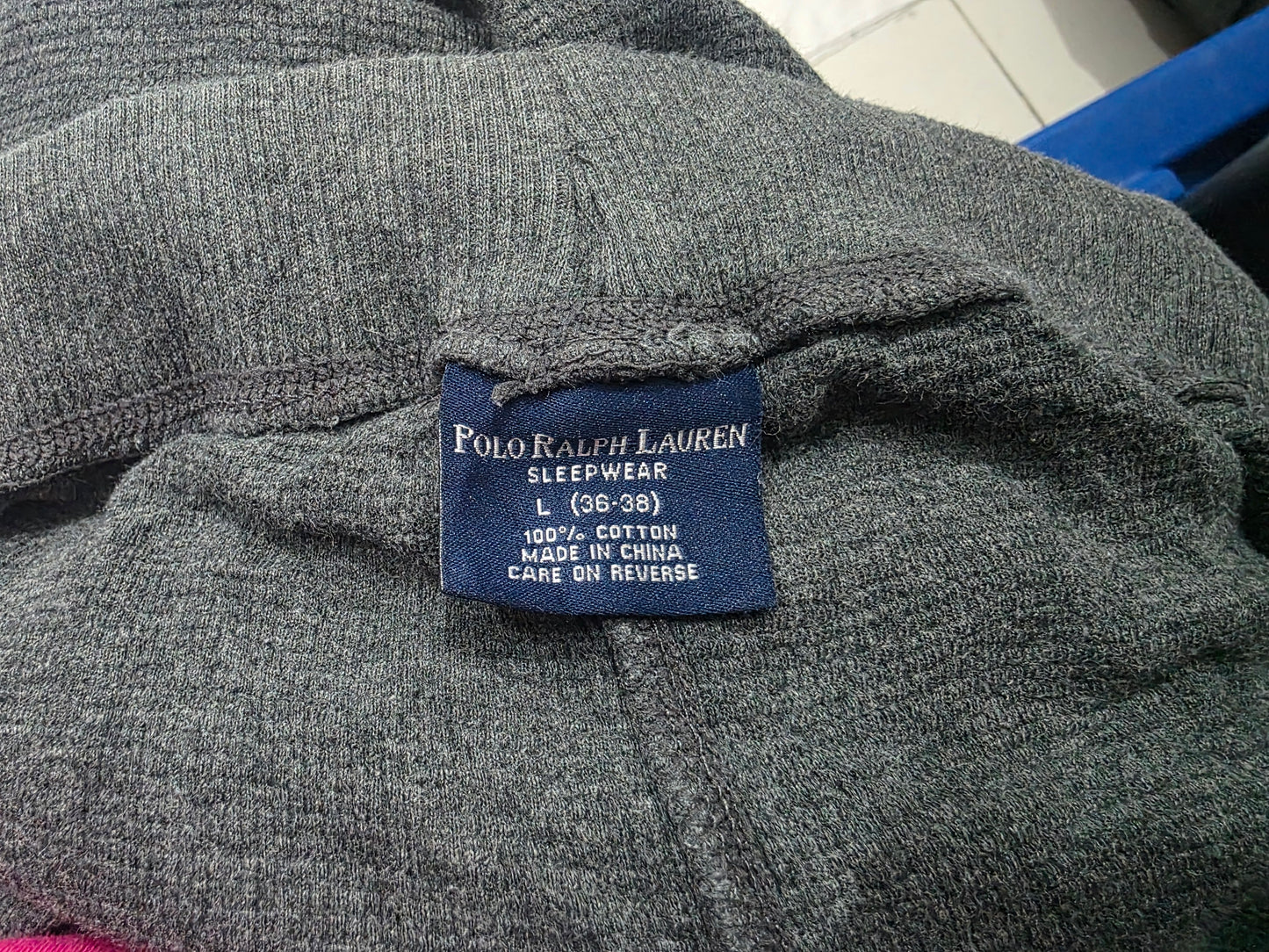 Pijama Ralph Lauren Grande L Gris Oscuro