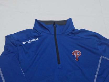 Playera Manga Larga Columbia Golf Grande L Azul