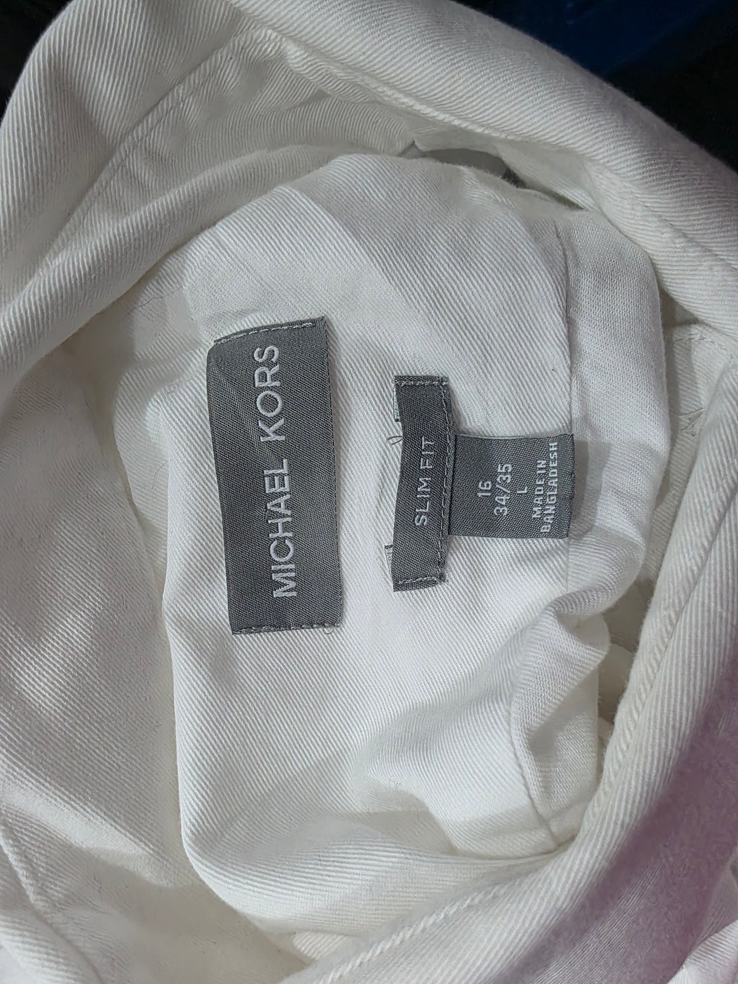 Camisa Michael Kors Grande L Blanco