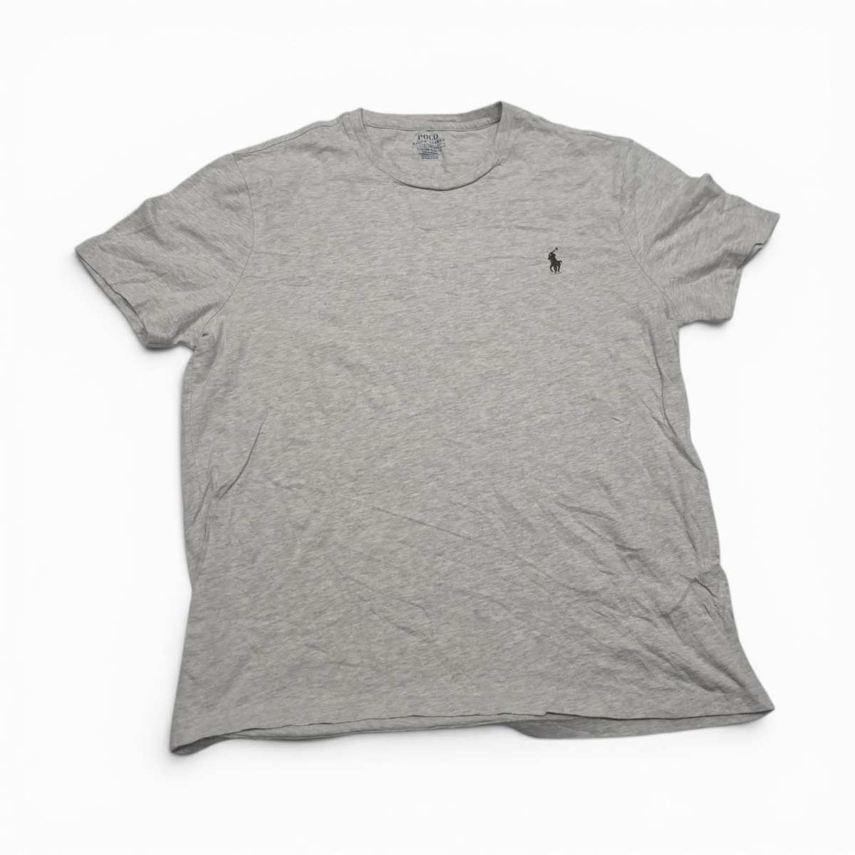 Playera Ralph Lauren Grande L Beige Pony Cafe